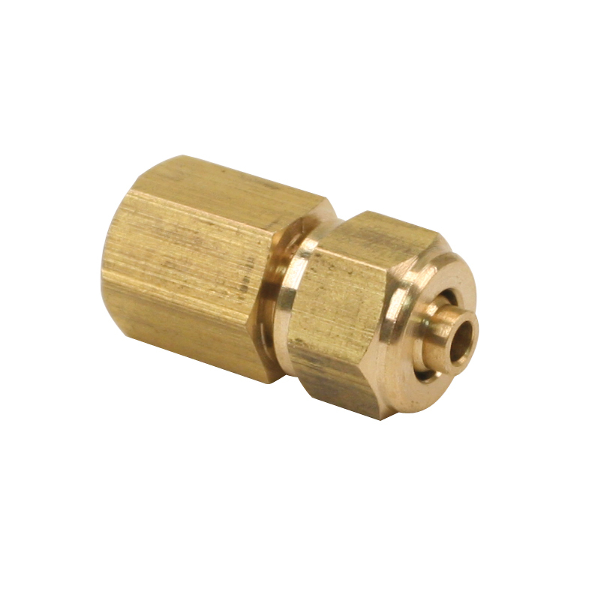 Viair Compression Fitting - 1/8in. NPT (F), Brass, Model# 92838